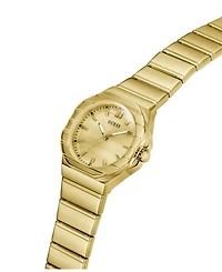 Guess Women's Quartz Gold-Tone Stainless Steel Watch 30mm