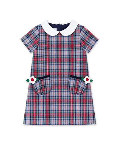 Florence Eiseman Girls' 4-16 Plaid Short-Sleeve A-Line Dress