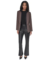 Dkny Women's Hooded Collarless Blazer