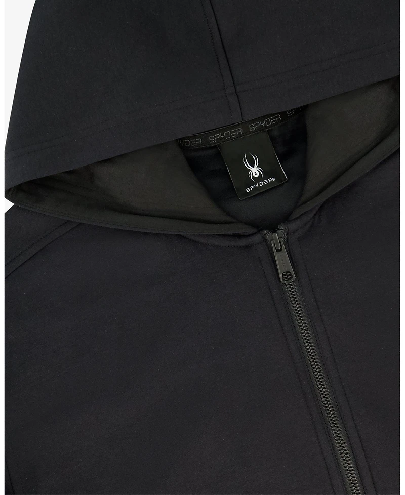Spyder Women's Juniper Full-Zip Cropped Scuba-Knit Hoodie