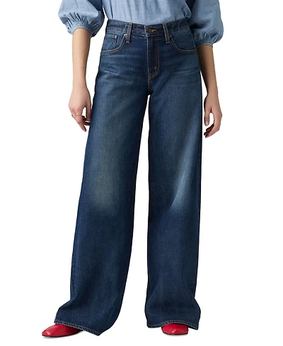 Levi's Women's Middy Mid-Rise Wide-Leg Retro Jeans