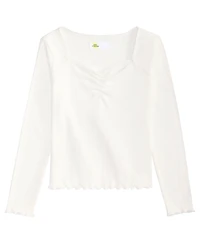Epic Threads Girls' 4-16 Long-Sleeve Sweetheart Neck Shirt, Macy's Exclusive