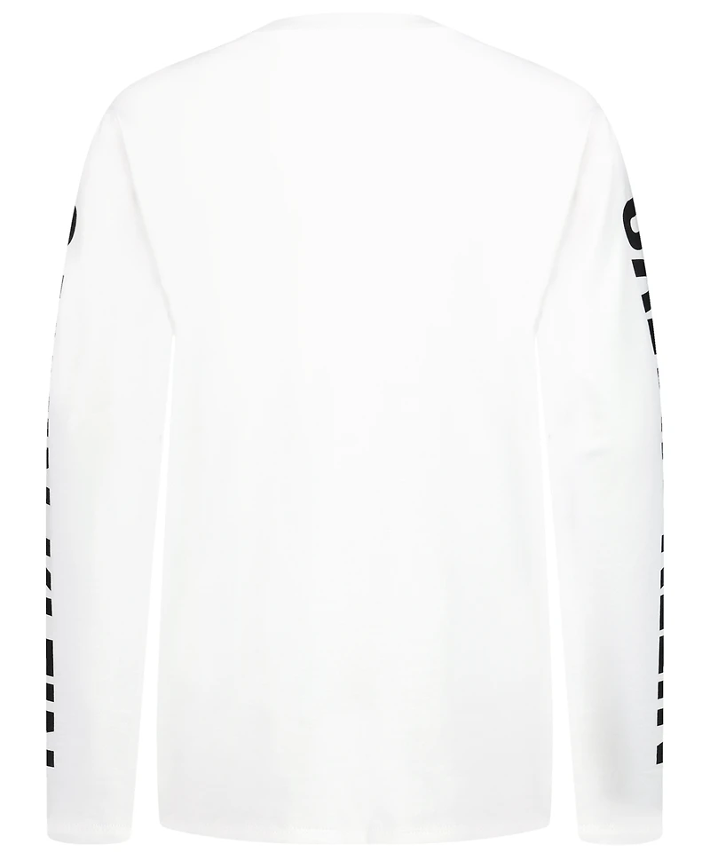 Calvin Klein Boys' Impact Long-Sleeve Cotton Graphic T-Shirt, Created for Macy's