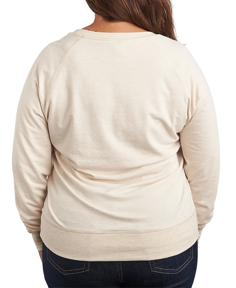 Hybrid Apparel Plus Be Mine Xoxo Minnie Mouse Long Sleeve Graphic Tee