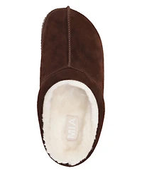Mia Women's Villas Suede Slip-On Clog Slippers