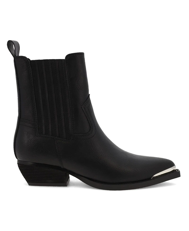 Mia Women's Radly Western Chelsea Pointed Toe Booties