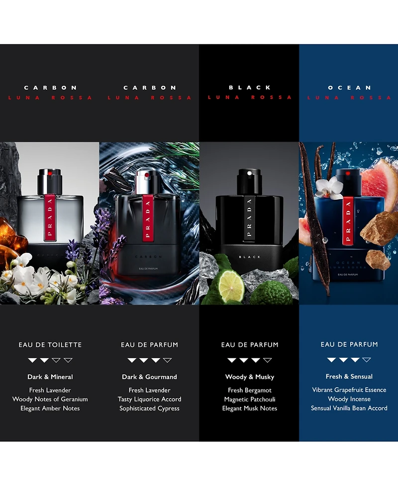 Prada 3-Piece Black Luna Rossa Eau de Parfum Set