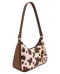 Like Dreams Sutton Cow Print Small Shoulder Handbag