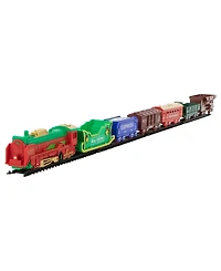 Northlight Battery Operated 23-Piece Lighted and Animated Classic Christmas Train Set