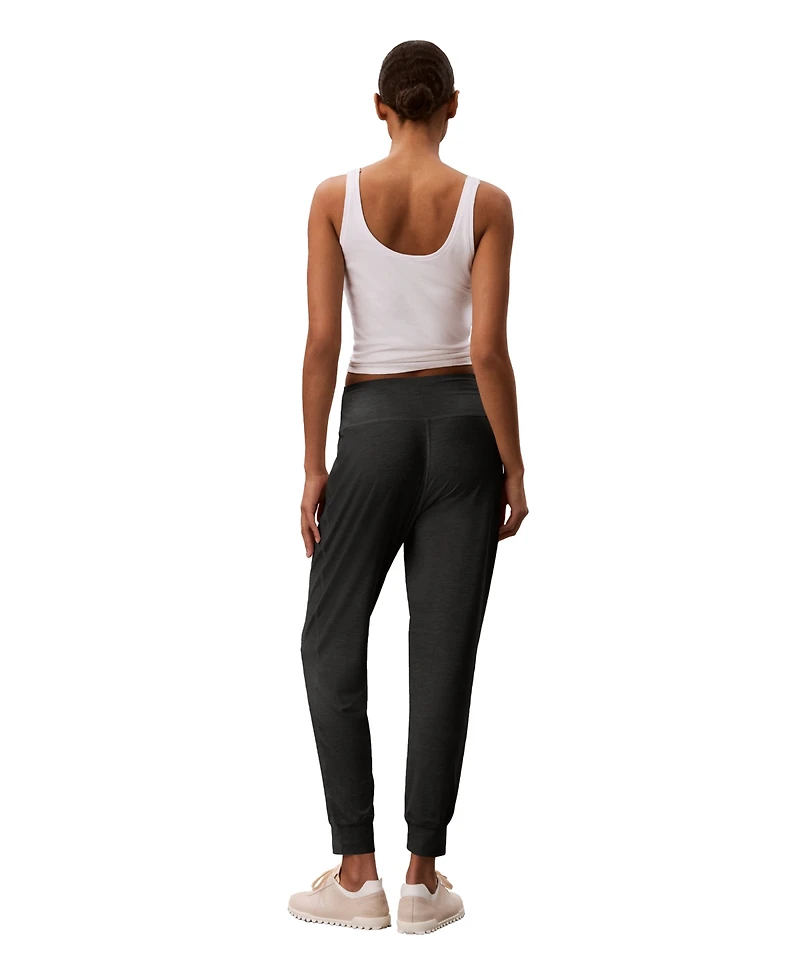 Calvin Klein Performance Women's Soft Melange Pull-On Ankle-Length Joggers