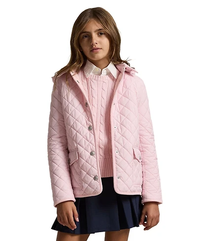 Polo Ralph Lauren Big Girls Quilted Water-Repellent Barn Jacket