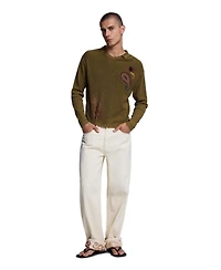 Desigual Men's Printed polo sweater