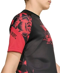 Adidas Boys' and Girls' Manchester United Pre-Match Raglan Short-Sleeve T-Shirt