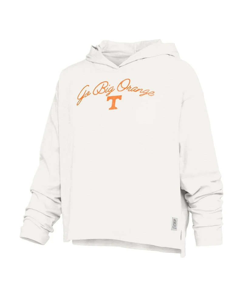 Pressbox Women's Tennessee Volunteers Faye Hooded Long-Sleeve Slub T-Shirt