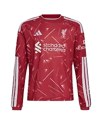 Adidas Boys' and Girls' Liverpool Virgil van Dijk 2026/27 Home Long-Sleeve Replica Jersey
