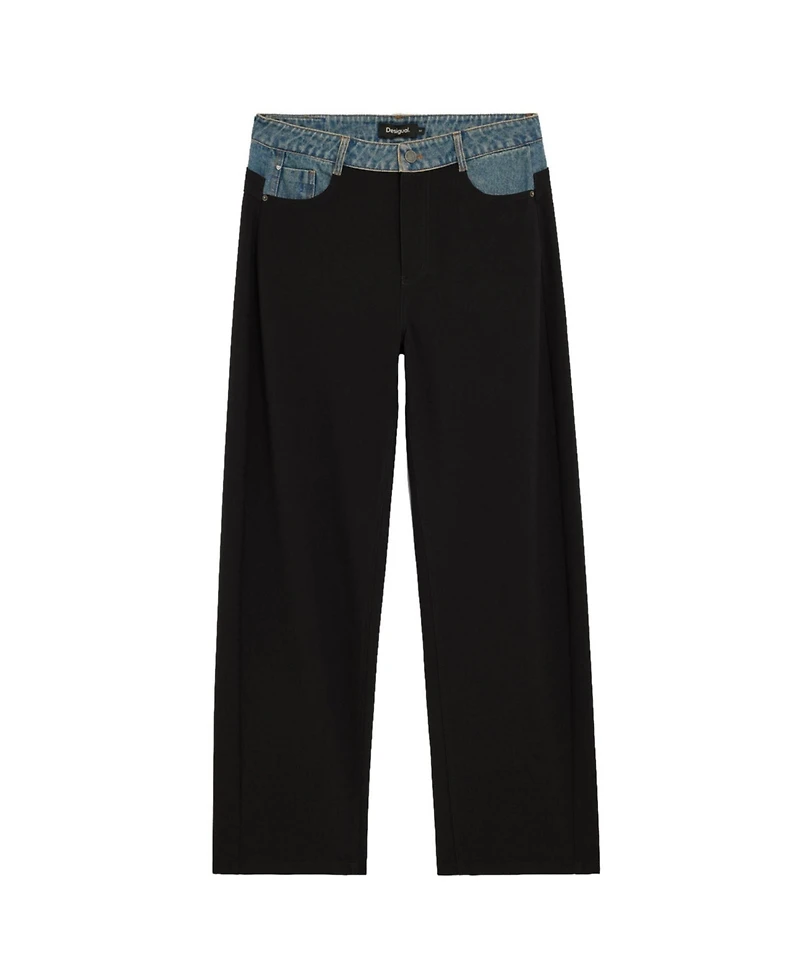Desigual Women's Straight pants 100% cotton