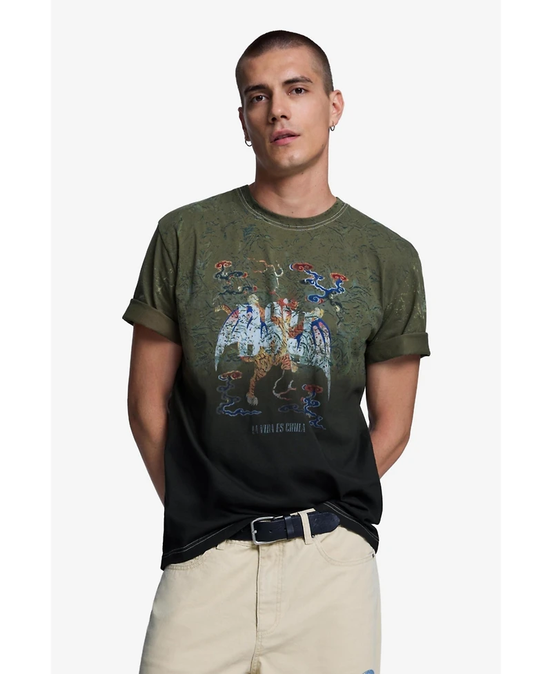 Desigual Men's Printed Trousers