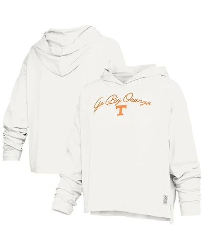 Pressbox Women's Tennessee Volunteers Faye Hooded Long-Sleeve Slub T-Shirt