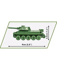 Cobi Wwii Historical Collection T-34/76 Tank 101-Piece Building Set, Ages 6+