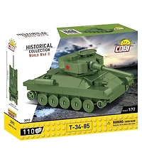 Cobi Historical Collection Wwii T-34-85 110-Piece Building Set, Ages 6+