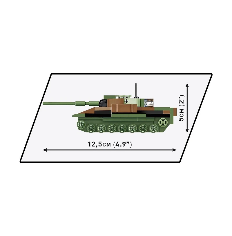 Cobi Armed Forces Leopard I Tank 147-Piece Building Set, Ages 6+