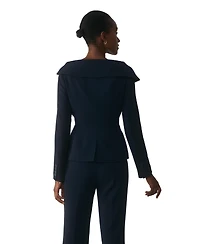 The Fold Women's Lorelli Double-Breasted Tailored Blazer