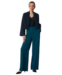 The Fold Women's Doppio Adelaide High-Rise Wide-Leg Trousers