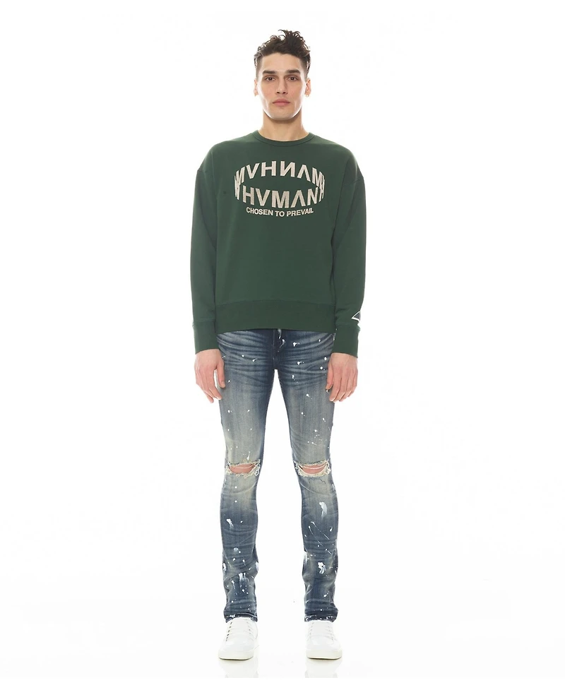 Hvman Chosen To Prevail x Cult Men's Strat super skinny fit jean
