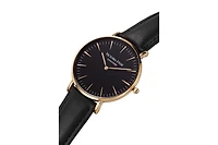 Victoria Hyde London Unisex Watch Round Case 38mm, Leather Strap,