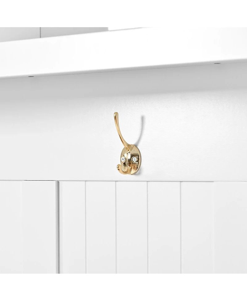 Streamdale Furniture Entryway Hall Tree with Coat Hooks