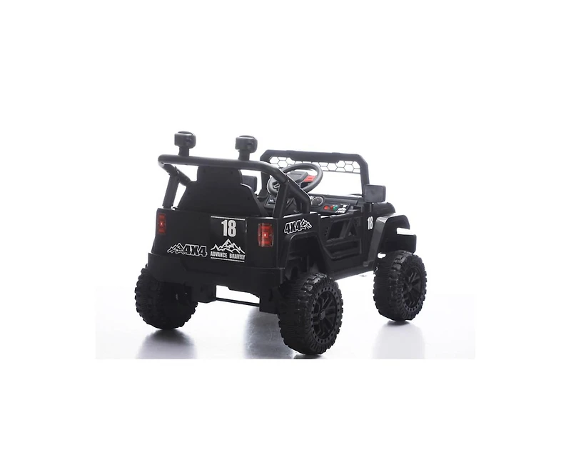 Yobtop 12V Electric Remote Control Ride-On Car, 40.5"L x 22.8"W 16.3"H, 55 lbs Capacity, Ages 3-5