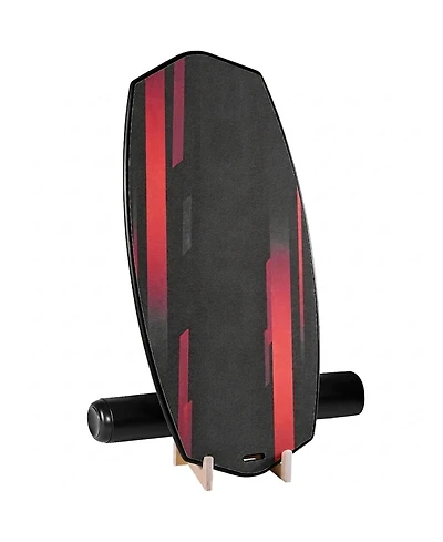 Hongge 32-Inch Wooden Balance Board Trainer with Roller Set