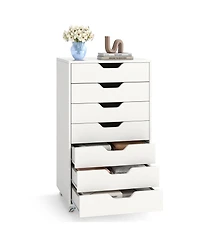 Mecale 7-Drawer Mobile Storage Chest with Wheels