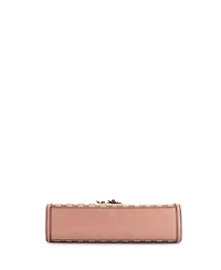 Pre-Owned Gucci Large Emily Chain Flap Shoulder Bag Gg Canvas and Leather