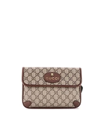 Pre-Owned Gucci Neo Vintage Flap Belt Bag Gg Coated Canvas
