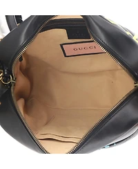 Pre-Owned Gucci Medium Gg Marmont Shoulder Bag GucciGhost Matelasse Leather