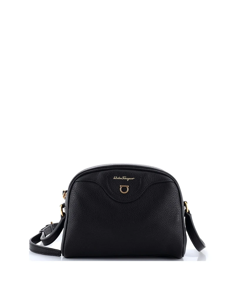 Pre-Owned Salvatore Ferragamo Mini Gancio Camera Bag Leather