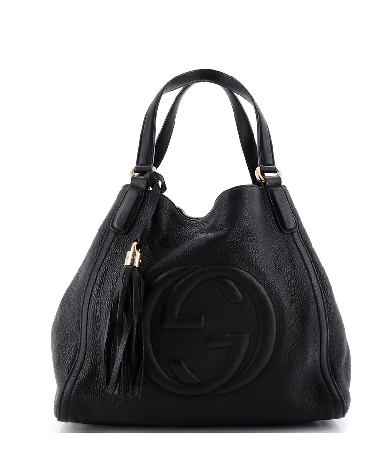 Pre-Owned Gucci Medium Soho Shoulder Bag Leather