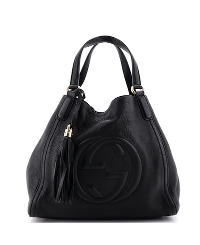 Pre-Owned Gucci Medium Soho Shoulder Bag Leather