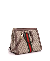 Pre-Owned Gucci Medium Ophidia Top Handle Tote Gg Coated Canvas