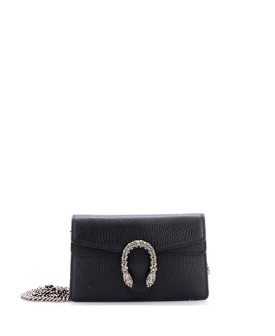 Pre-Owned Gucci Super Mini Dionysus Bag Leather