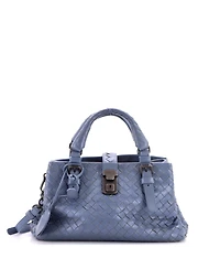 Pre-Owned Bottega Veneta Mini Roma Bag Intrecciato Nappa