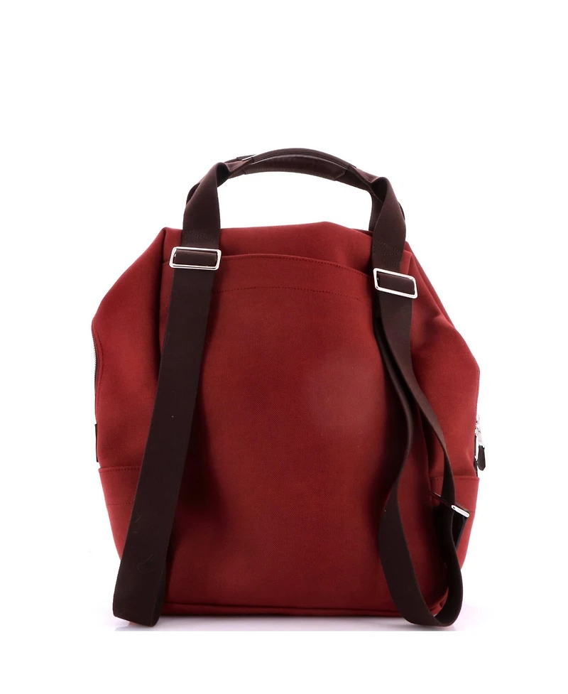 Pre-Owned Hermes Groom Backpack Printed Canvas