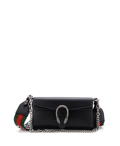 Pre-Owned Gucci Small Dionysus East-West Flap Bag Leather