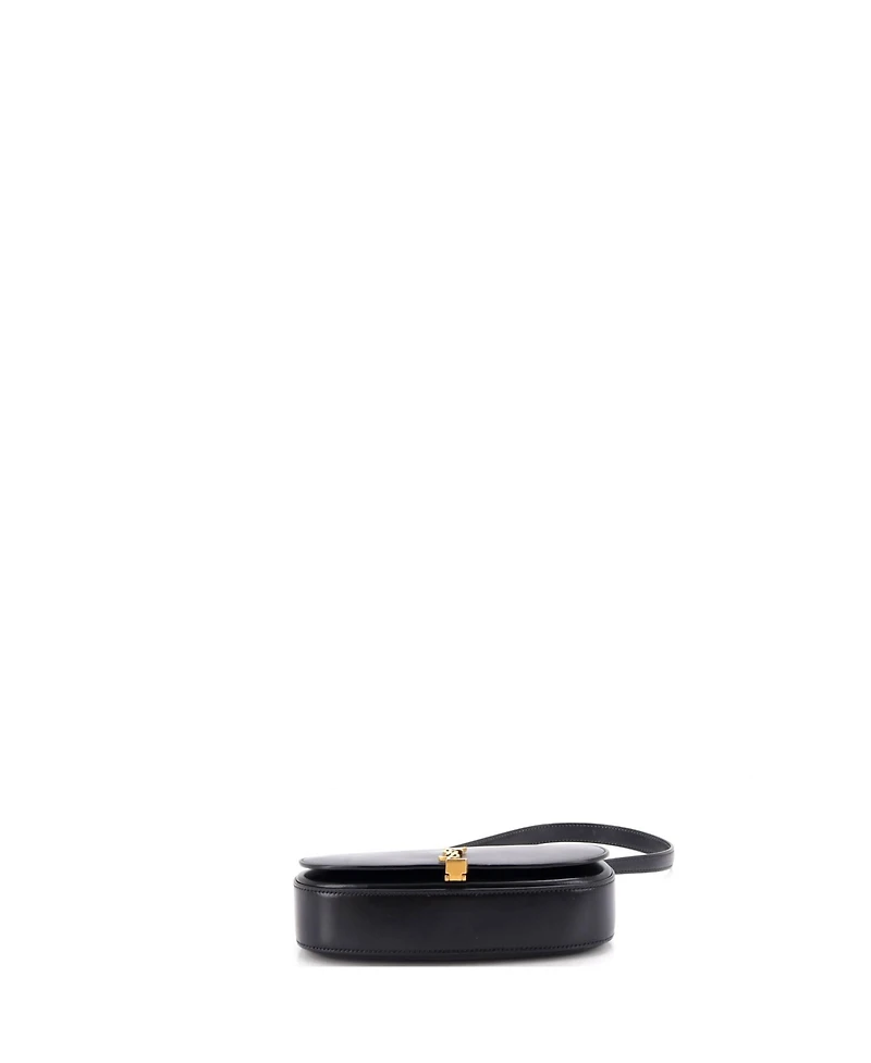 Pre-Owned Saint Laurent Mini Voltaire Shoulder Bag Leather