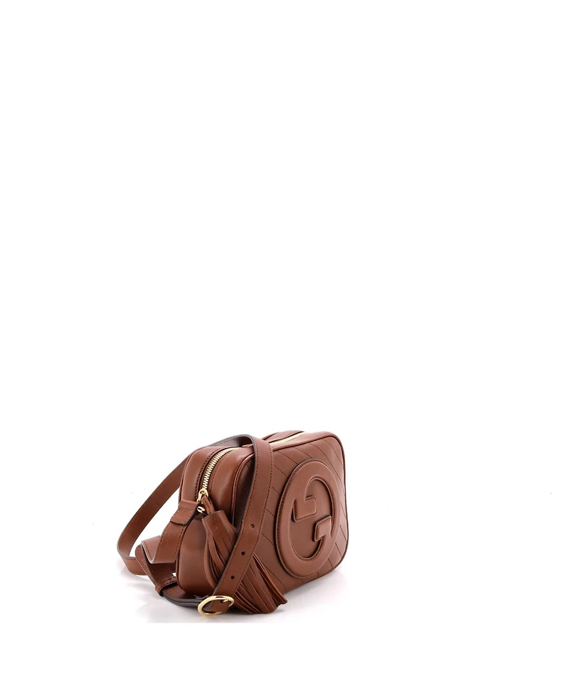 Pre-Owned Gucci Small Blondie Nm Camera Shoulder Bag Diagonal Quilted Leather