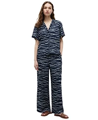 Tommy Hilfiger Women's Printed Pull-On Pants