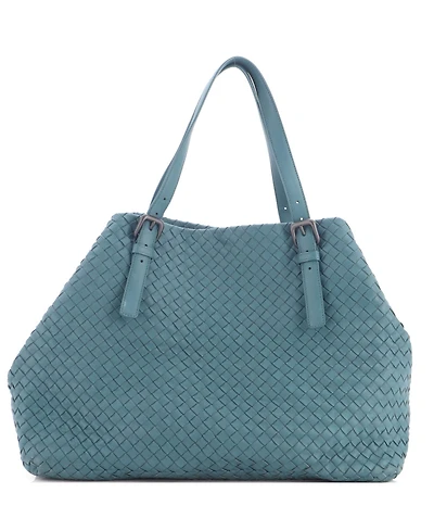 Pre-Owned Bottega Veneta Large A-Shape Tote Intrecciato Nappa