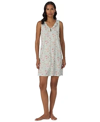Lauren Ralph Women's Sleeveless Pull-On Short Nightgown