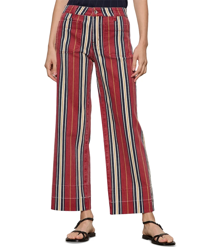 Sanctuary Women's Mid-Rise Wide-Leg Stretch Jeans